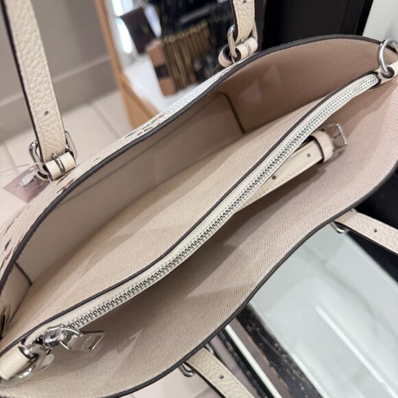 Coach Mollie Tote Bag 25 With Star Print CCV87 - Picture 5 of 8